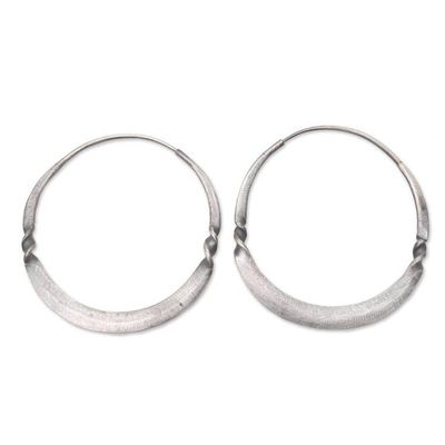 Alternate image for Artisan Crafted Endless Hoop Earrings Forge