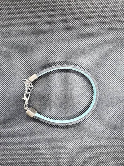 Alternate image for Cork & Crystal Aqua Bracelet
