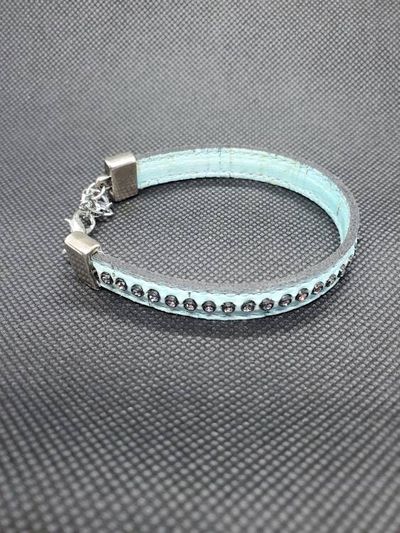 Alternate image for Cork & Crystal Aqua Bracelet