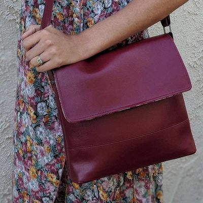 Primary image for Shoulder Bag in Crimson - The Lyrist