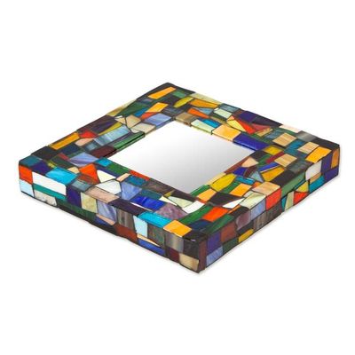 Alternate image for Stained glass mirror Symphony of Color