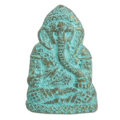 Alternate image for Hinduism Art Recycled Paper Wall Sculpture of Lord Ganesha Honor Ganesha