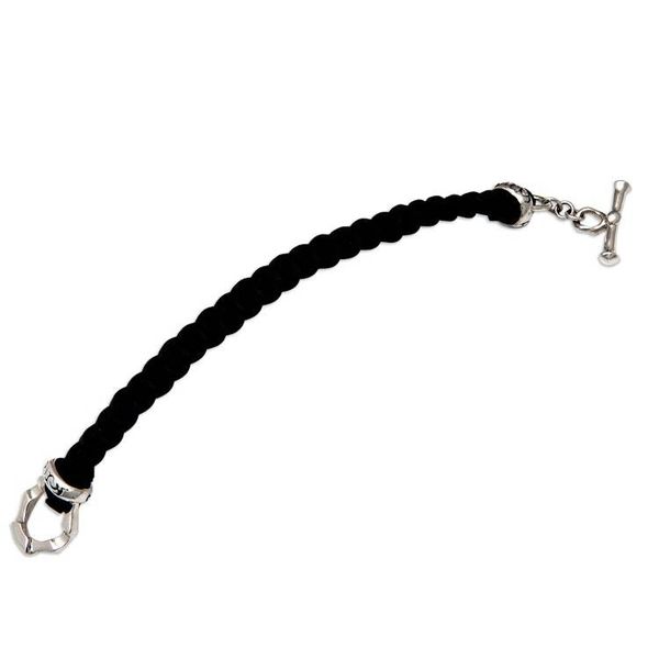 Alternate image for Mens Hand Crafted Leather Bracelet Groove