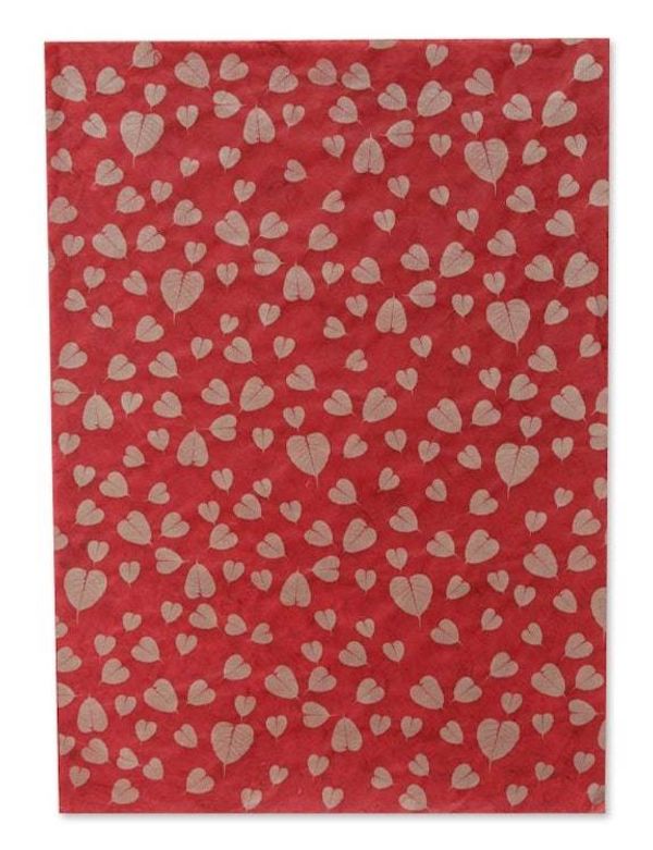Alternate image for Saa wrapping paper Set of 4 Bo Leaves