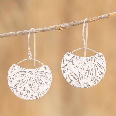 Primary image for Floral Sterling Silver Earrings Petal Paradise