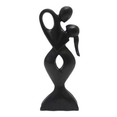 Alternate image for Artisan Crafted Romantic Dancing Couple Sculpture Soul Embrace