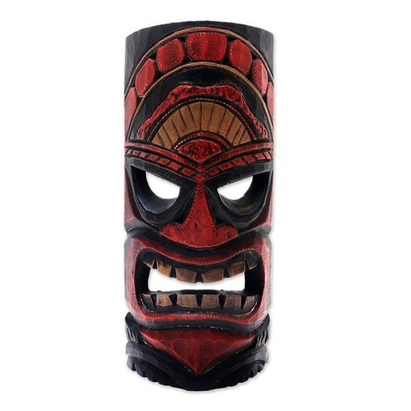 Alternate image for Hand Carved Papua Style Wood Mask Papua Pride II