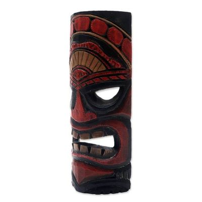 Alternate image for Hand Carved Papua Style Wood Mask Papua Pride II
