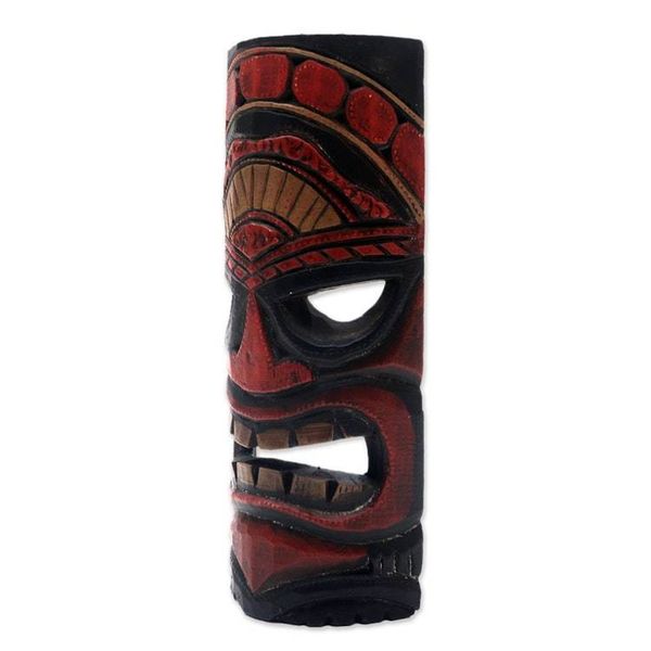 Alternate image for Hand Carved Papua Style Wood Mask Papua Pride II