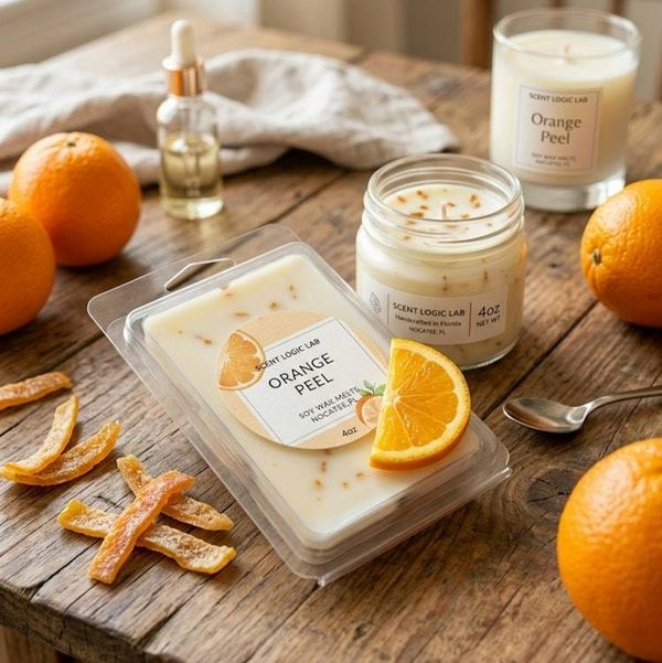 Alternate image for Orange Peel - 4oz Handcrafted Soy Wax Melts