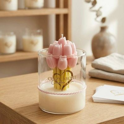 Alternate image for The Tulip Blossom Candle | Hand-Poured Luxury