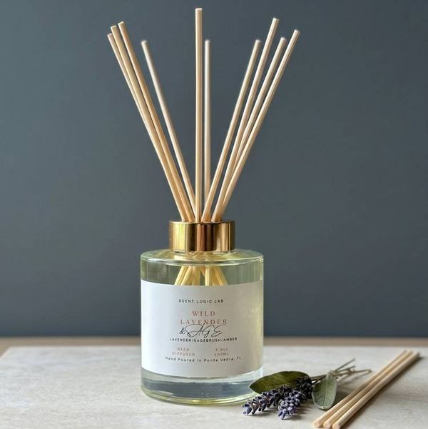 Alternate image for Wild Lavender Reed Diffuser with Natural Essential Oils