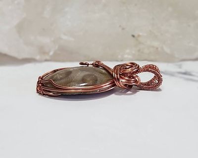 Alternate image for Petoskey Coral Fossil Copper Pendant