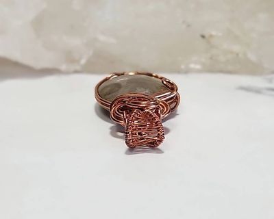 Alternate image for Petoskey Coral Fossil Copper Pendant