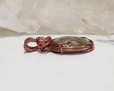 Alternate image for Petoskey Coral Fossil Copper Pendant