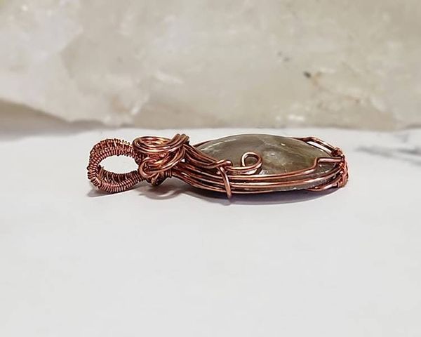 Alternate image for Petoskey Coral Fossil Copper Pendant
