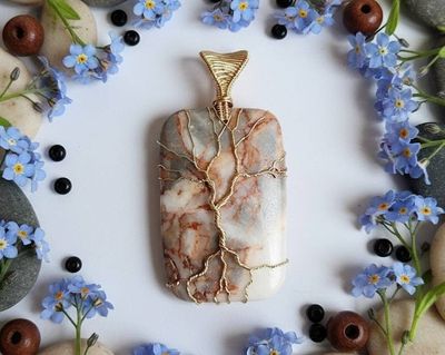 Alternate image for Marble Tree of Life Pendant