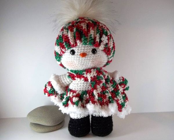 Alternate image for Amigurumi Snow Baby Girl Gabrielle