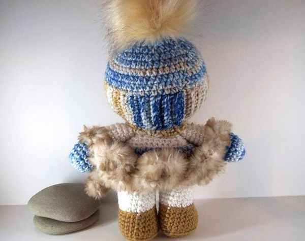 Alternate image for Amigurumi Snow Baby Girl Elizabeth