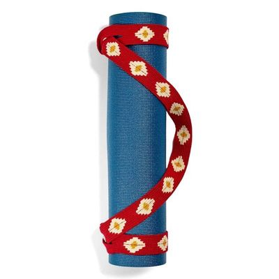 Alternate image for Wayúu Yoga Strap – Flor Rojo
