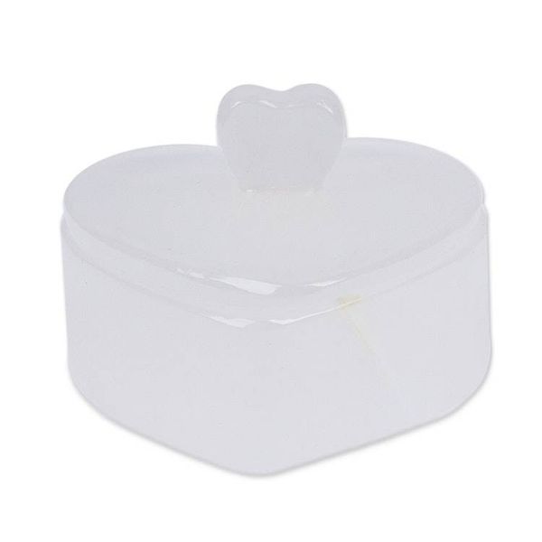 Alternate image for Heart-Shaped Hand-Carved White Onyx Decorative Jewelry Box Take my Heart