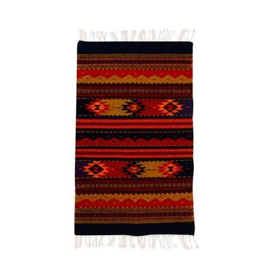 Alternate image for Zapotec wool rug 2x3.5 Sierra Meadows