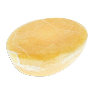 Alternate image for Peach Onyx Soap Dish Hand Crafted in Mexico Onyx Bubble