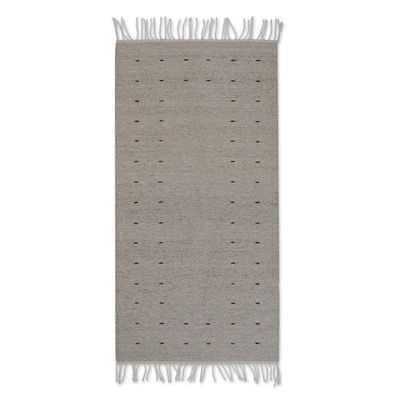 Primary image for Handwoven Wool Area Rug from Mexico 2.5x5 Desert Drops
