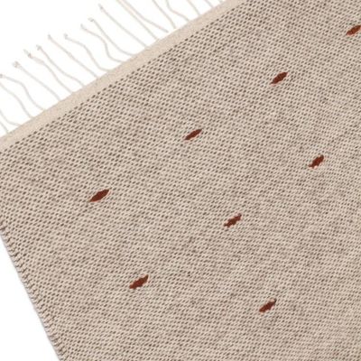 Alternate image for Handwoven Wool Area Rug from Mexico 2.5x5 Desert Drops