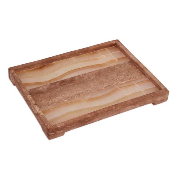 Alternate image for Earth Tone 6 Piece Onyx Stone Bath Set from Mexico Natures Bath