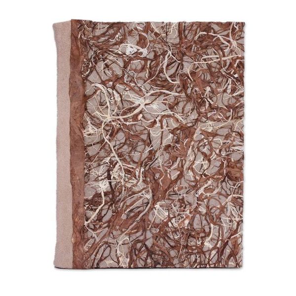 Alternate image for Recycled Paper Journal in Brown and Beige from Mexico Forest Nest