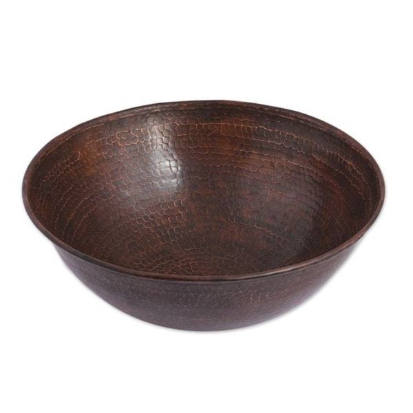 Alternate image for Handcrafted Upcycled Copper Sink with Hammered Finish Sophistication Renewed