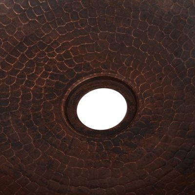Alternate image for Handcrafted Upcycled Copper Sink with Hammered Finish Sophistication Renewed