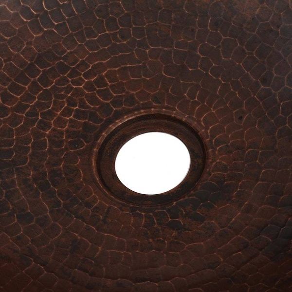 Alternate image for Handcrafted Upcycled Copper Sink with Hammered Finish Sophistication Renewed