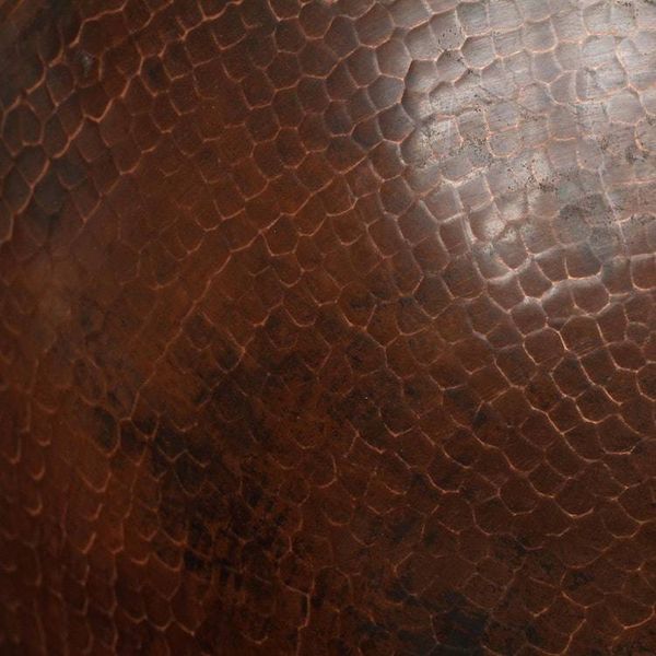 Alternate image for Handcrafted Upcycled Copper Sink with Hammered Finish Sophistication Renewed