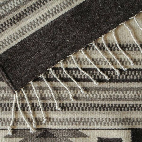 Alternate image for Diamond Sun Handloomed Zapotec Rug 2.5 X5 Mexico Mythic Sun