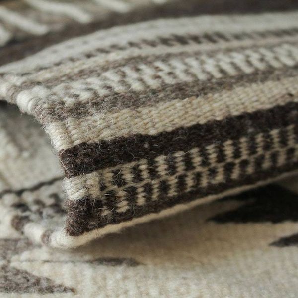 Alternate image for Diamond Sun Handloomed Zapotec Rug 2.5 X5 Mexico Mythic Sun