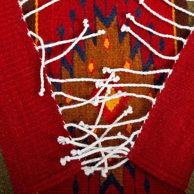 Alternate image for Unique Zapotec Wool Area Rug 2.5 X 10 Lavish Earth