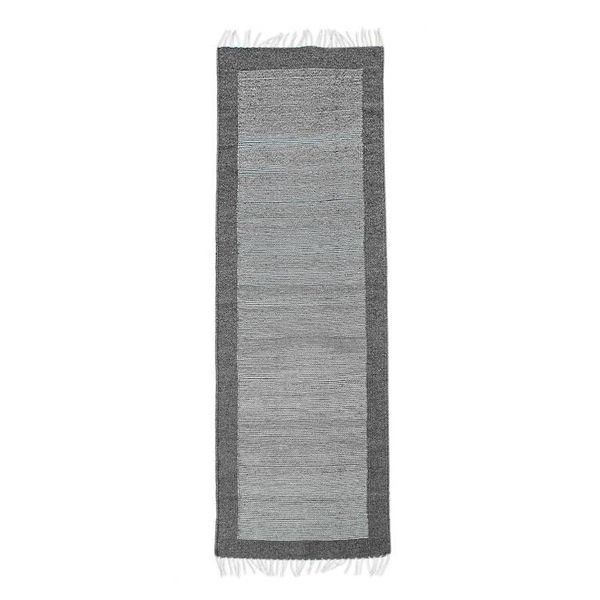 Alternate image for Grey and Ecru Wool Runner Rug from Oaxaca Fine Lines
