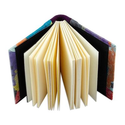 Alternate image for Colorful Amate Paper and Suede Small Journal Color Ways