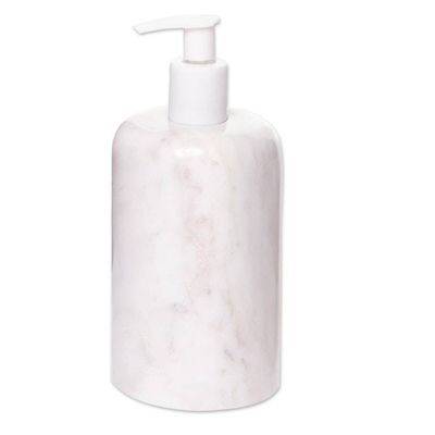 Alternate image for Handcrafted Marble Bath Accessory Set 5 Pieces Vanity Fair in Beige
