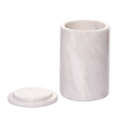 Alternate image for Handcrafted Marble Bath Accessory Set 5 Pieces Vanity Fair in Beige