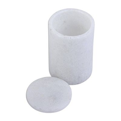 Alternate image for Natural White Marble and Onyx Bath Set 8 Pieces Elite