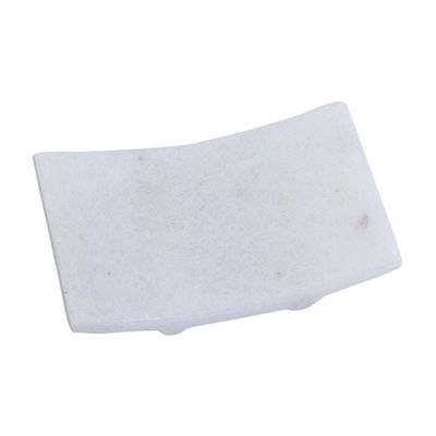 Alternate image for Natural White Marble and Onyx Bath Set 8 Pieces Elite
