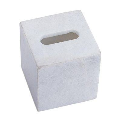 Alternate image for Natural White Marble and Onyx Bath Set 8 Pieces Elite