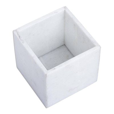 Alternate image for Natural White Marble and Onyx Bath Set 8 Pieces Elite