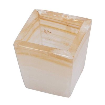Alternate image for Natural Cream Onyx Desk Set Hand Crafted in Mexico Cream and Honey