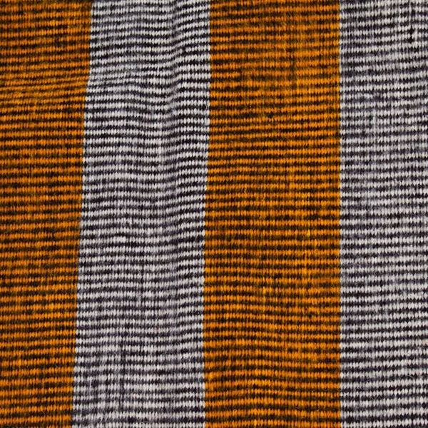 Alternate image for Handloomed Zapotec Striped Wool Area Rug 2.5x5 Lines of Sunshine