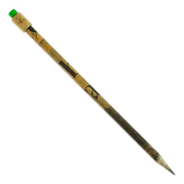 Alternate image for Vintage Handmade Recycled Paper Pencil with Green Eraser News of Yesterday