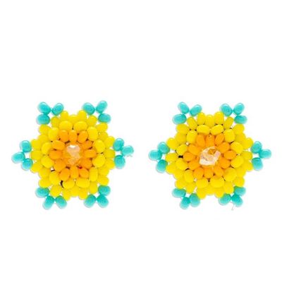 Alternate image for Handmade Crystal and Glass Beaded Jewelry Curated Gift Set Arcadian Flowers